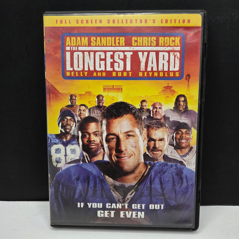 The Longest Yard DVD Full Screen Collector's Edition Adam Sandler Chris Rock